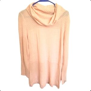 Cato Blush Pink Cowl Neck Long Sleeve Sweater Size Large